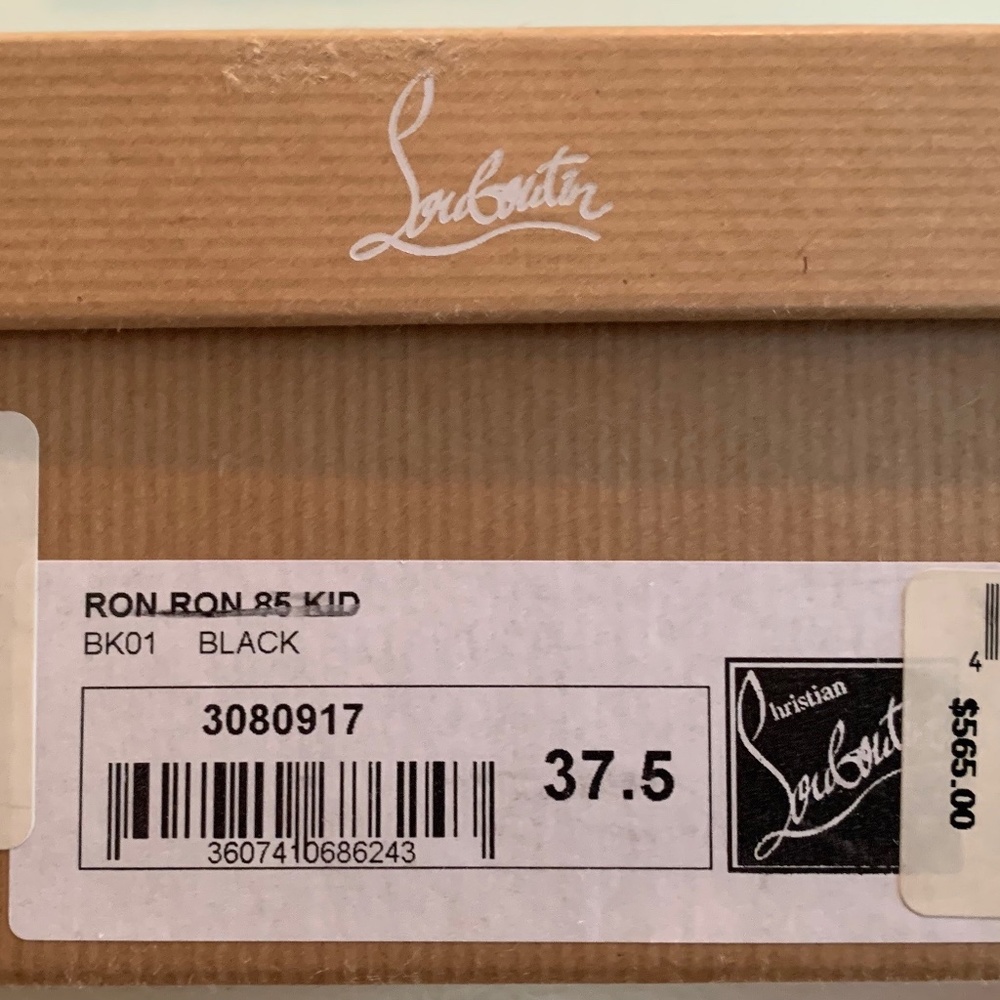 Authentic Christian Louboutin Peep Toe Pumps